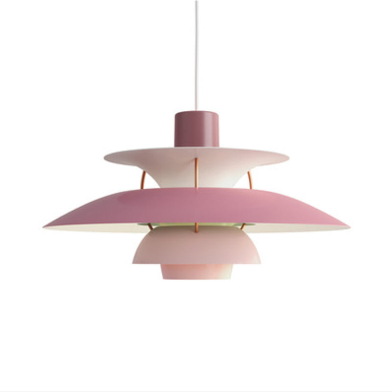 Hanging Light Fixture Metal Nordic Style LED Pendant Lighting for Dining Room