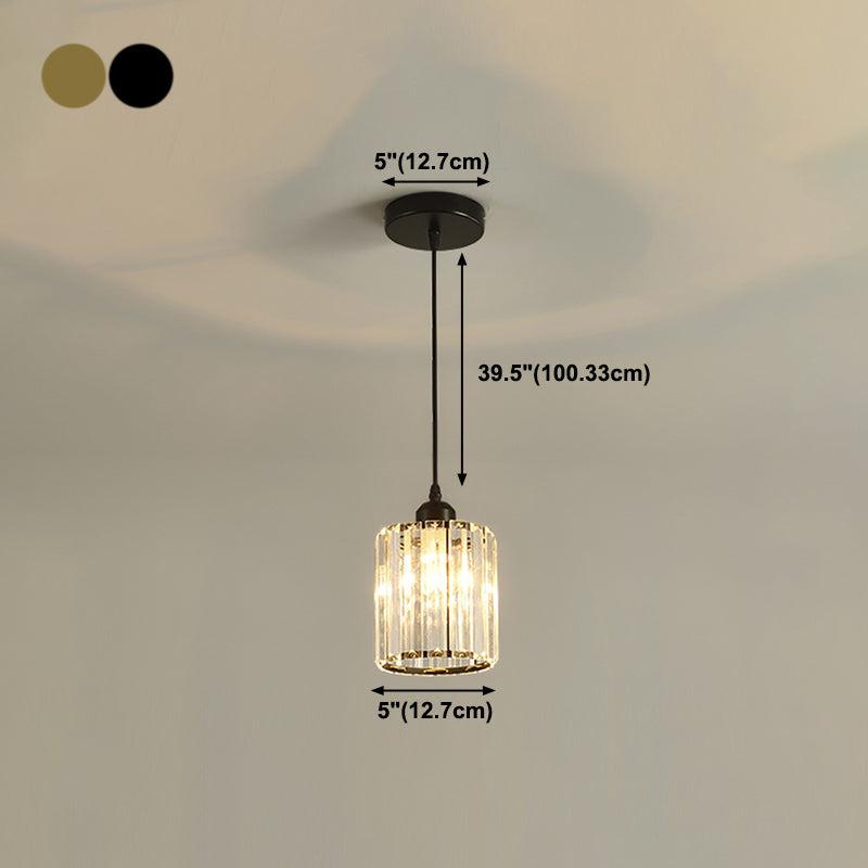 Contemporary Cube Pendant Light Glass Multi Light Hanging Pendant for Living Room