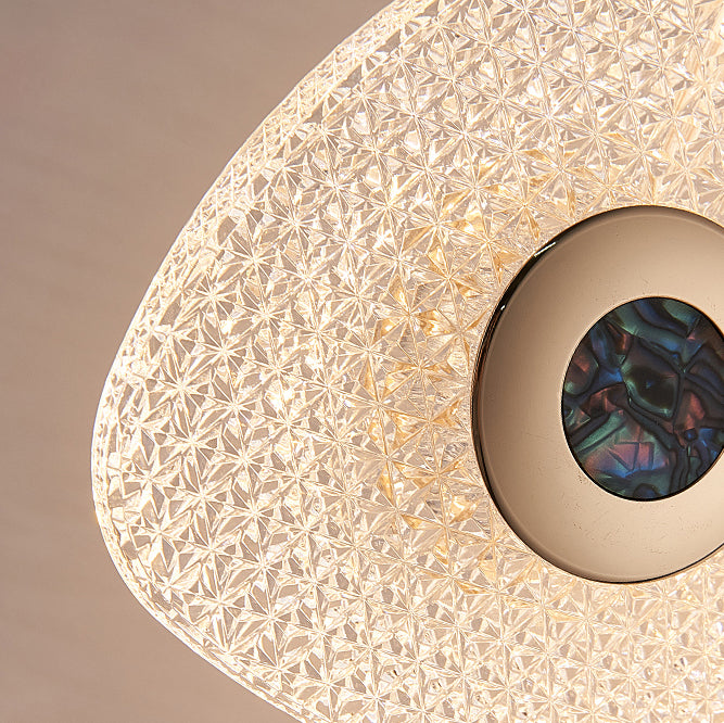 Modern Geometry Hanging Lights Metal Hanging Light Fixtures in Gold