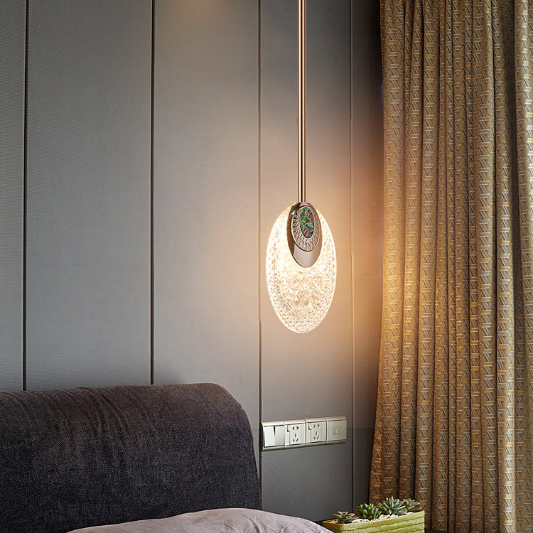 Modern Geometry Hanging Lights Metal Hanging Light Fixtures in Gold