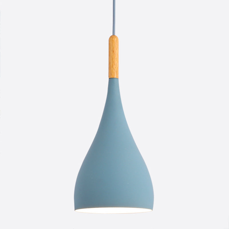 Bowl Shape Hanging Light Modern Style Metal 1 Light Hanging Lighting for Living Room