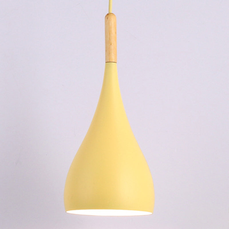 Bowl Shape Hanging Light Modern Style Metal 1 Light Hanging Lighting for Living Room