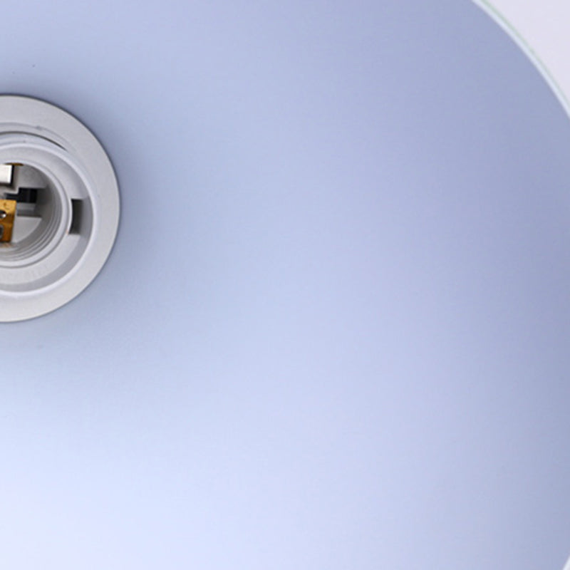 Bowl Shape Hanging Light Modern Style Metal 1 Light Hanging Lighting for Living Room