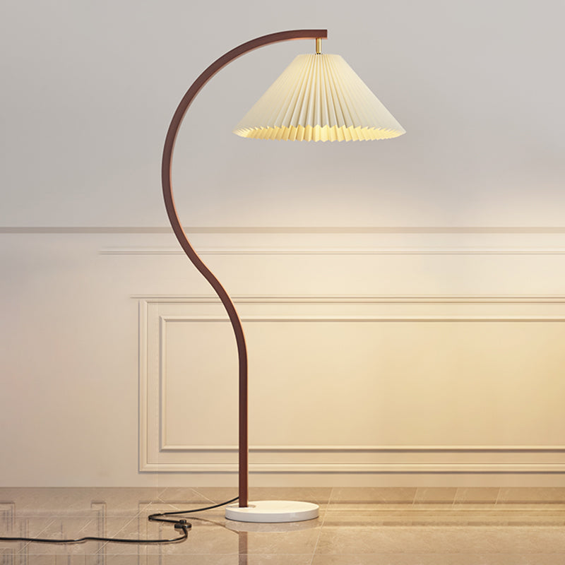 Floor Light Minimalist Style Fabric Floor Lamp for Living Room