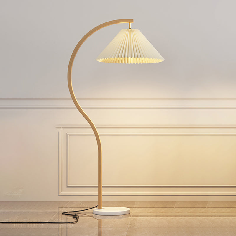 Floor Light Minimalist Style Fabric Floor Lamp for Living Room