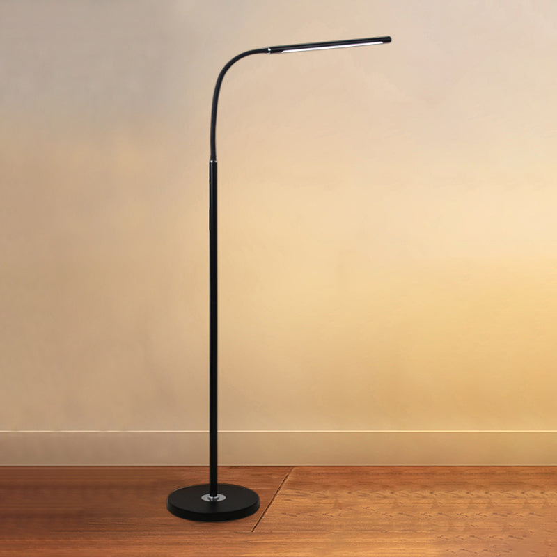 Modern Strip Floor Lamp Metal Single Light LED Floor Light for Living Room