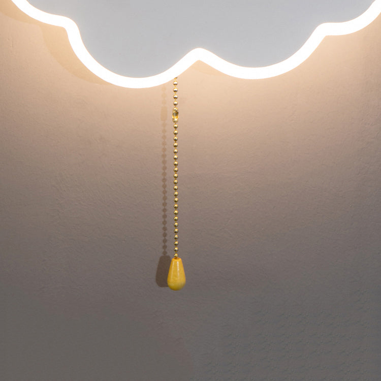 Modern Style Cloud Shaped Sconce Light Fixtures Metal 1 Light Wall Mounted Lighting