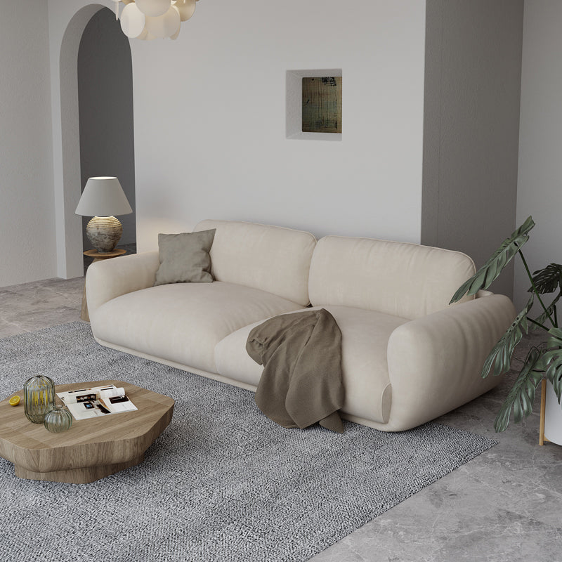 Modern Square Arm Loose Back Sofa 39"W Sofa for Living Room