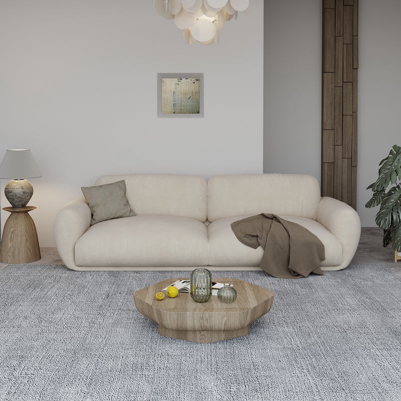 Modern Square Arm Loose Back Sofa 39"W Sofa for Living Room