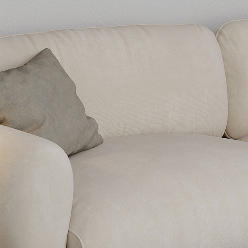 Modern Square Arm Loose Back Sofa 39"W Sofa for Living Room