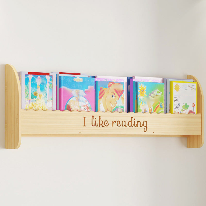 Modern Wall Mounted Bookcase Engineered Wood Bookshelf for Home Use