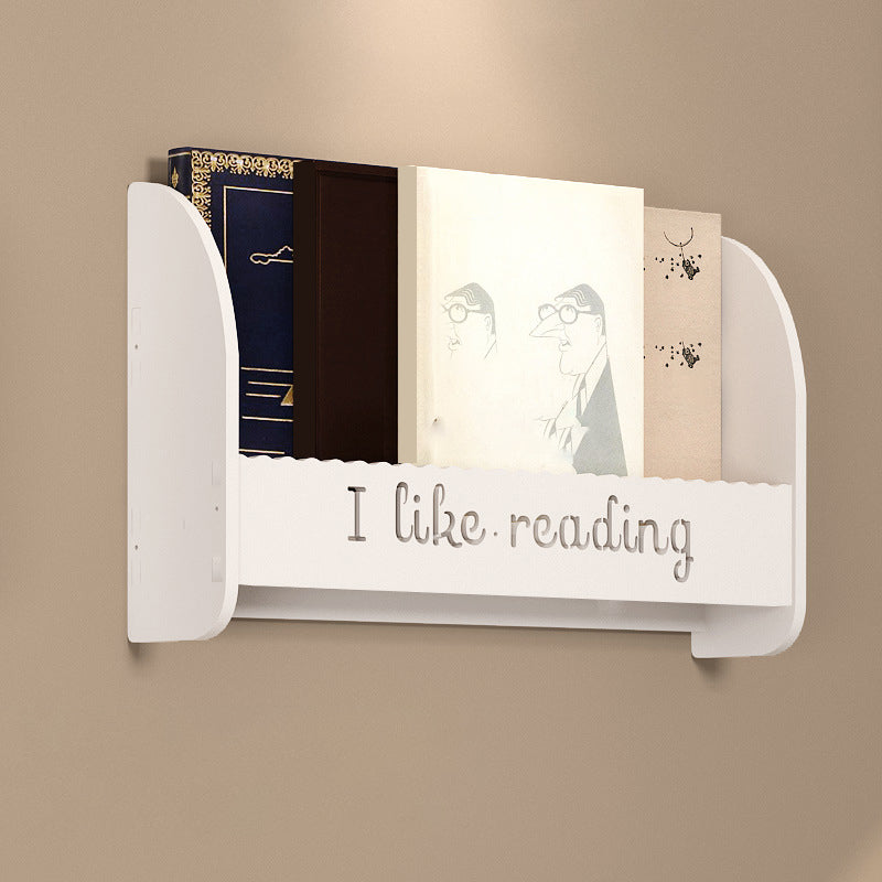 Modern Wall Mounted Bookcase Engineered Wood Bookshelf for Home Use
