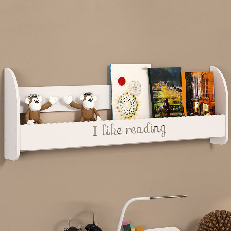 Modern Wall Mounted Bookcase Engineered Wood Bookshelf for Home Use