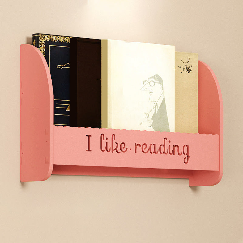 Modern Wall Mounted Bookcase Engineered Wood Bookshelf for Home Use