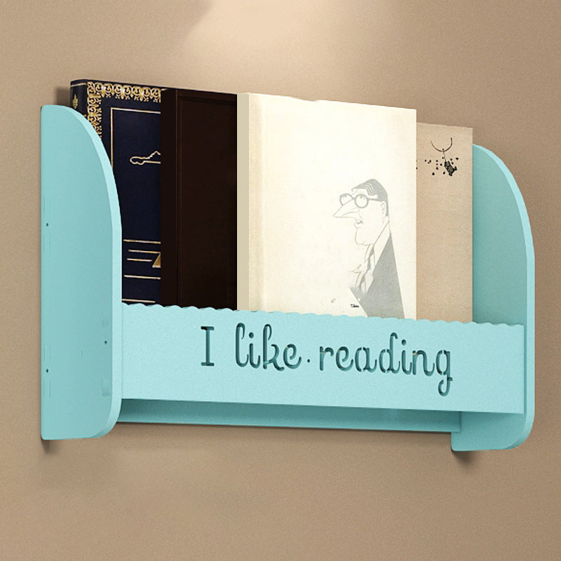 Modern Wall Mounted Bookcase Engineered Wood Bookshelf for Home Use