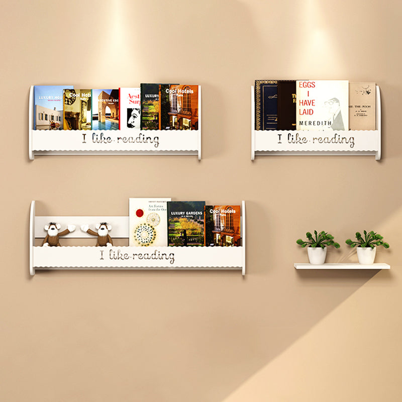 Modern Wall Mounted Bookcase Engineered Wood Bookshelf for Home Use