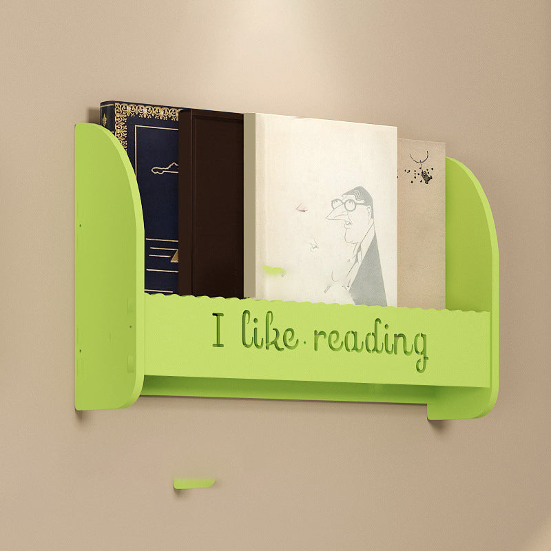 Modern Wall Mounted Bookcase Engineered Wood Bookshelf for Home Use