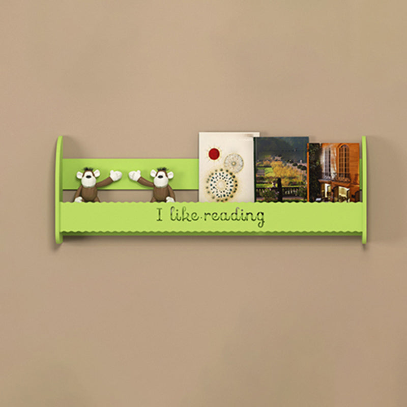 Modern Wall Mounted Bookcase Engineered Wood Bookshelf for Home Use