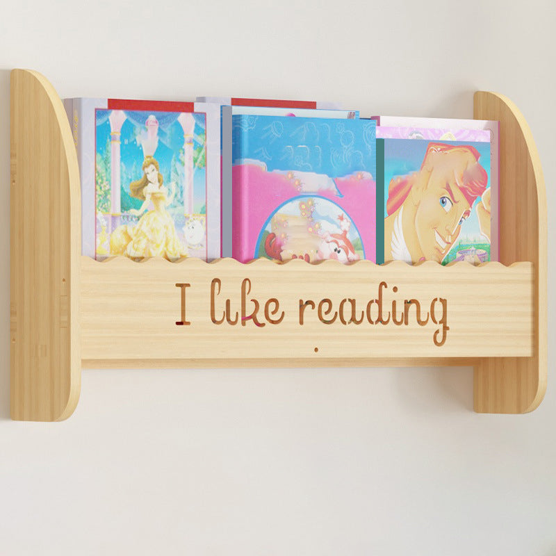 Modern Wall Mounted Bookcase Engineered Wood Bookshelf for Home Use