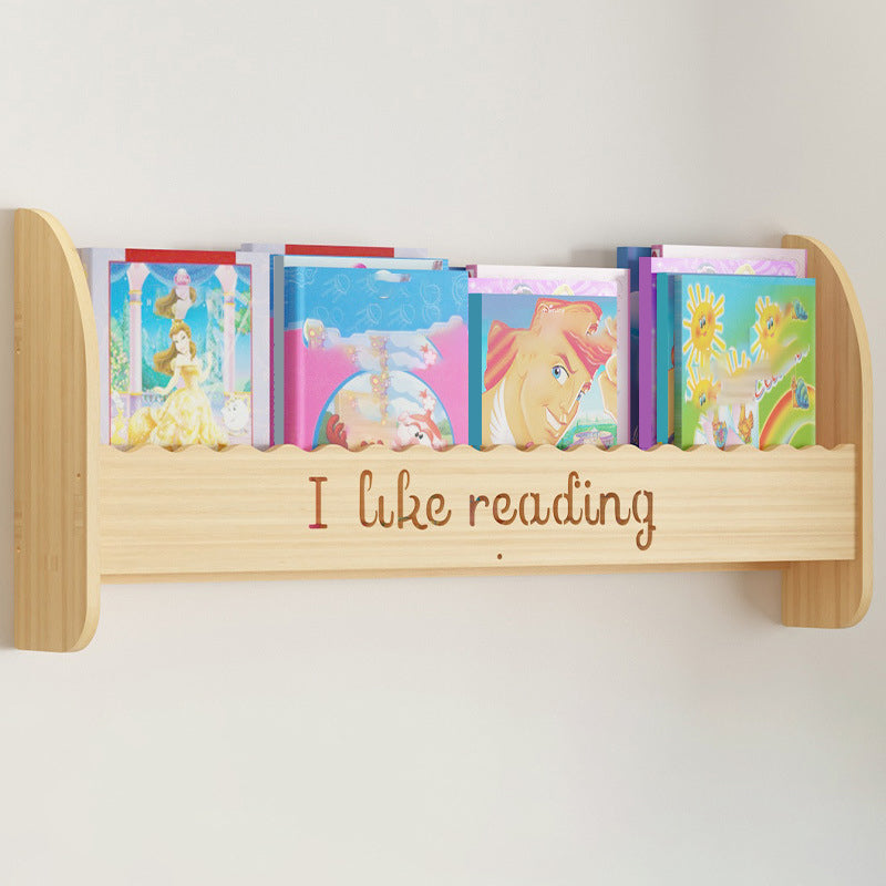 Modern Wall Mounted Bookcase Engineered Wood Bookshelf for Home Use