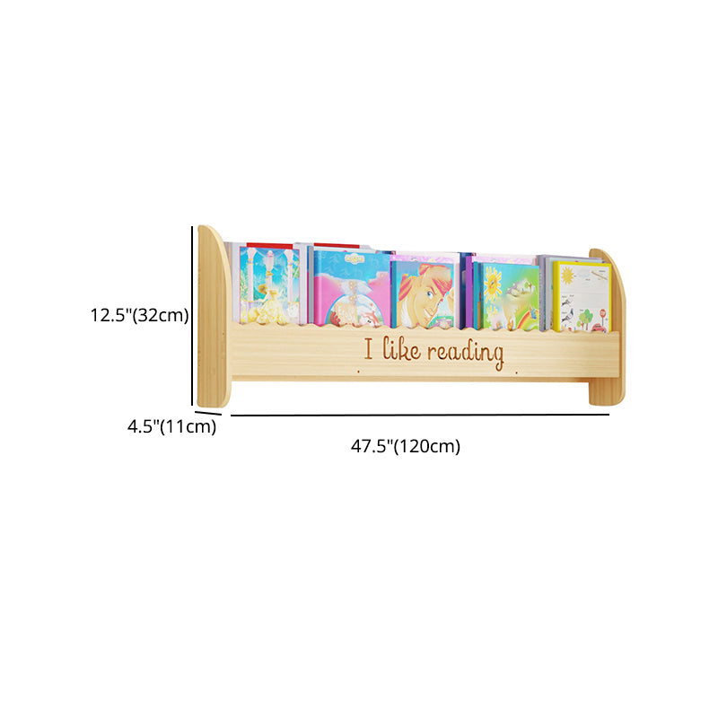 Modern Wall Mounted Bookcase Engineered Wood Bookshelf for Home Use