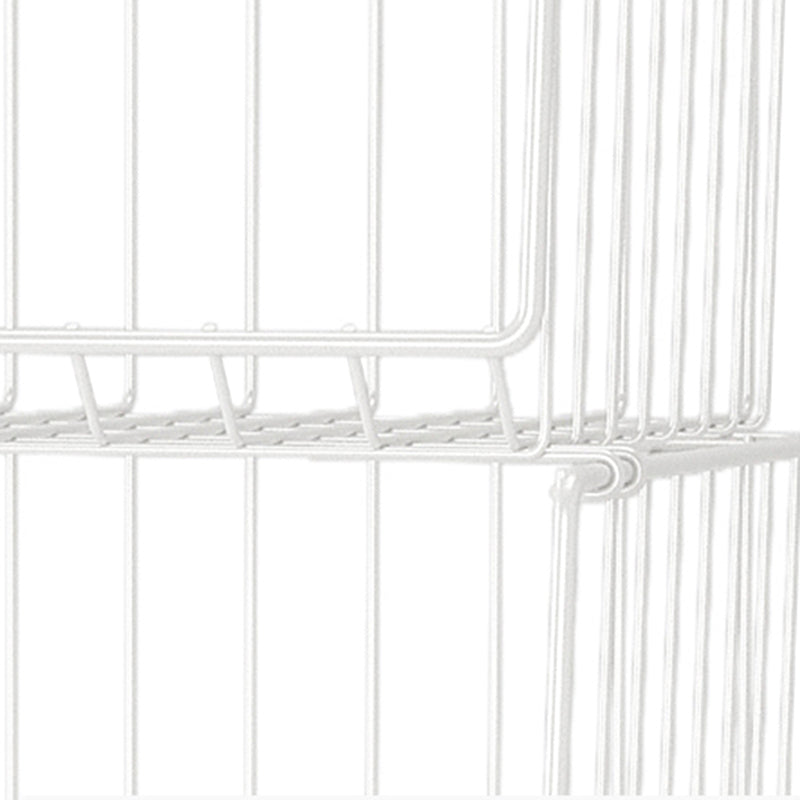 Modern Style Bookshelf Standard Closed Back Metal Bookcase for Home with Wheels