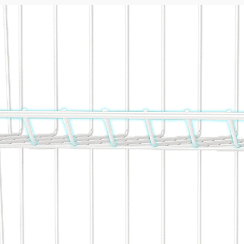 Modern Style Bookshelf Standard Closed Back Metal Bookcase for Home with Wheels