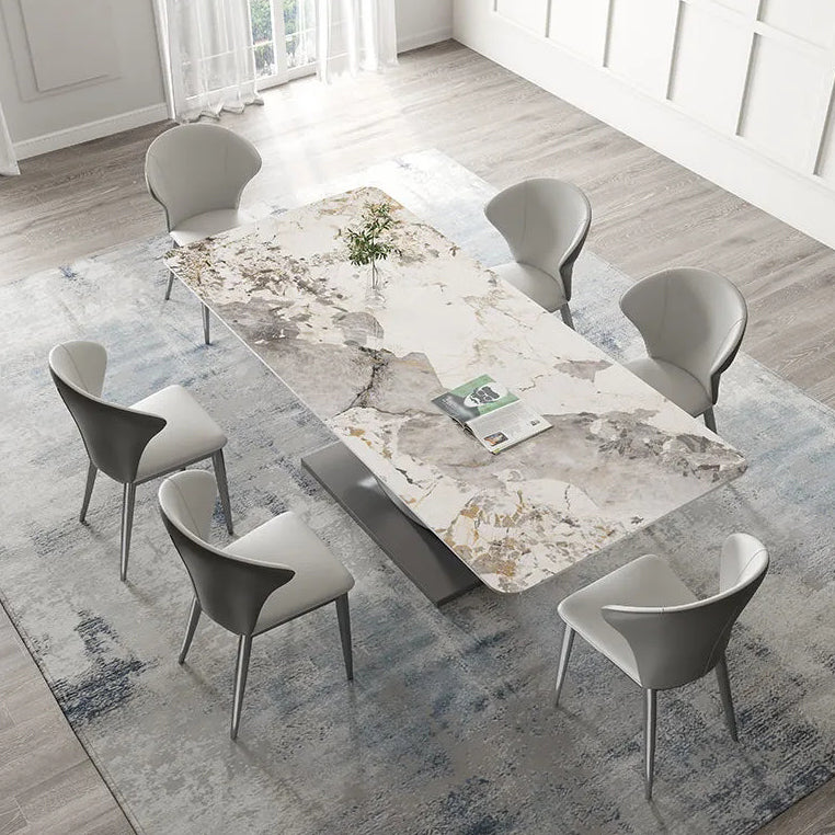 1/4/5/7/8 Pieces Modern Dining Room Set Rectangle Table Dining Set