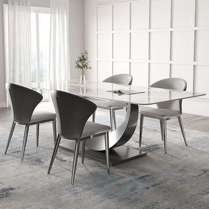 1/4/5/7/8 Pieces Modern Dining Room Set Rectangle Table Dining Set