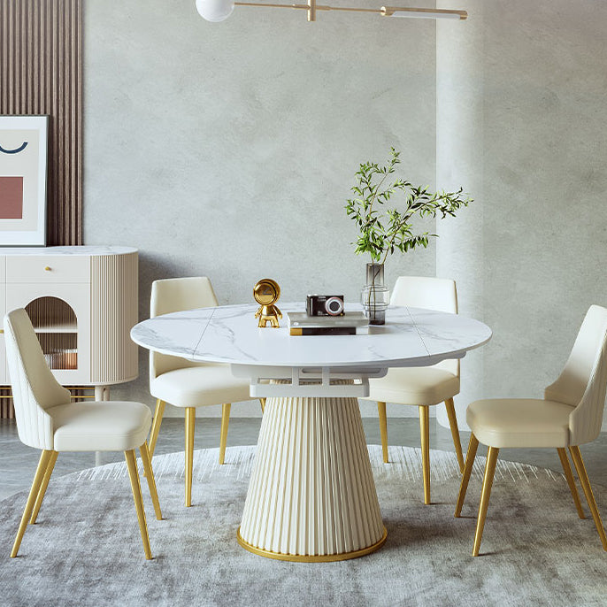 Nordic Style 1/4/5/7 Pieces Dining Sintered Stone Dining Table Set for Kitchen