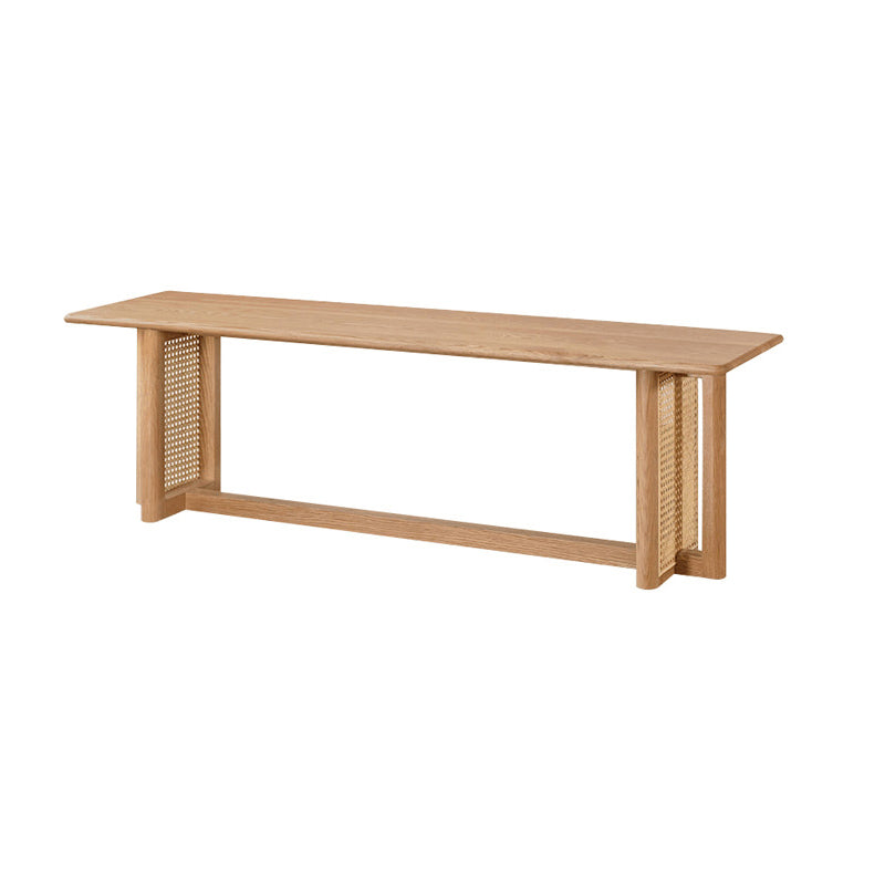 Modern 1/4 Pieces Dining Set Rectangle Ash Wood Dining Table for Dining Room