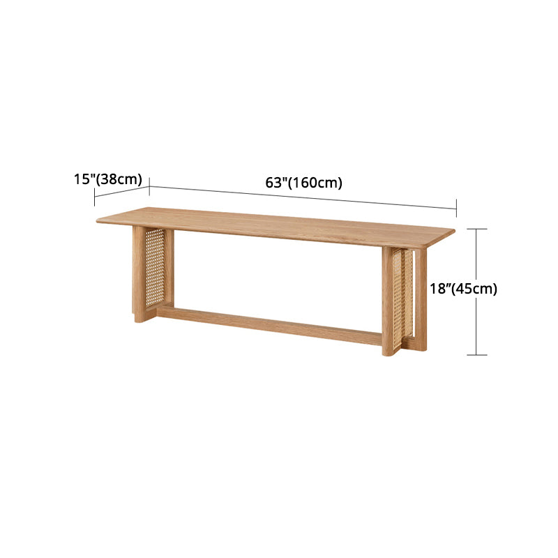 Modern 1/4 Pieces Dining Set Rectangle Ash Wood Dining Table for Dining Room