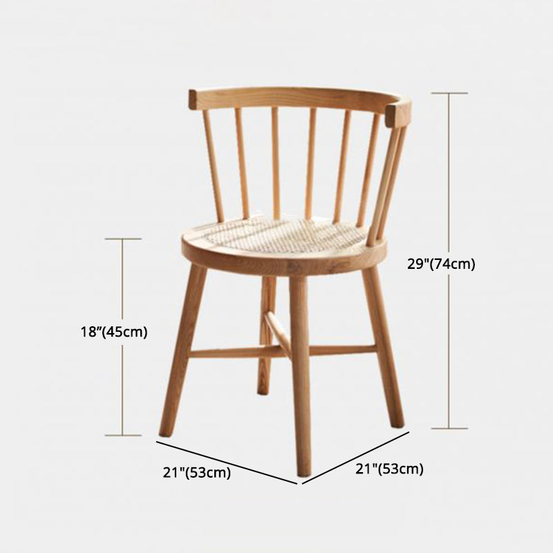 Modern 1/4 Pieces Dining Set Rectangle Ash Wood Dining Table for Dining Room