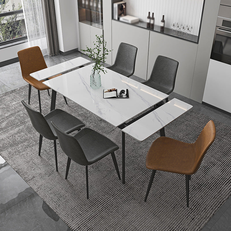 Modern 1/4/5/7 Pieces Dining Furniture Set Sintered Stone Dining Table Furniture