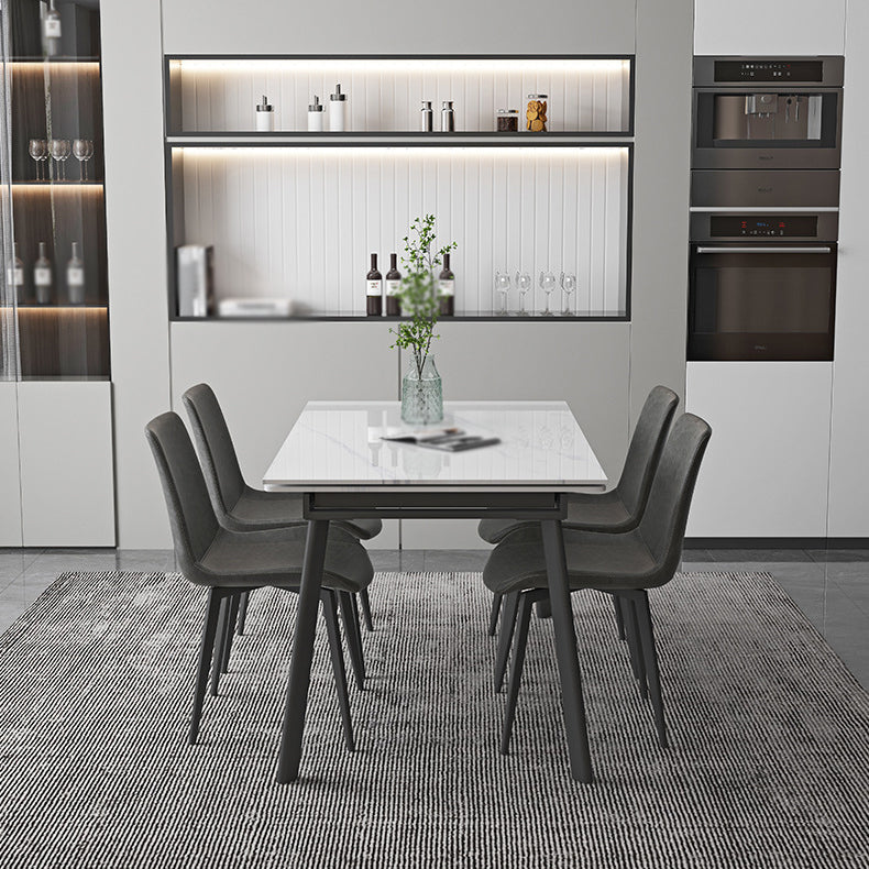 Modern 1/4/5/7 Pieces Dining Furniture Set Sintered Stone Dining Table Furniture
