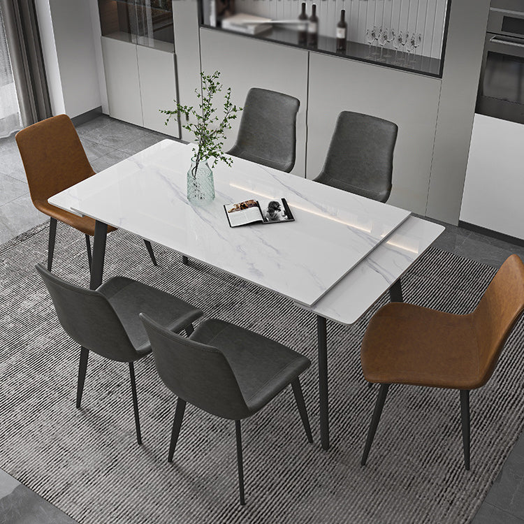 Modern 1/4/5/7 Pieces Dining Furniture Set Sintered Stone Dining Table Furniture