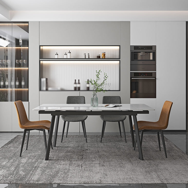 Modern 1/4/5/7 Pieces Dining Furniture Set Sintered Stone Dining Table Furniture