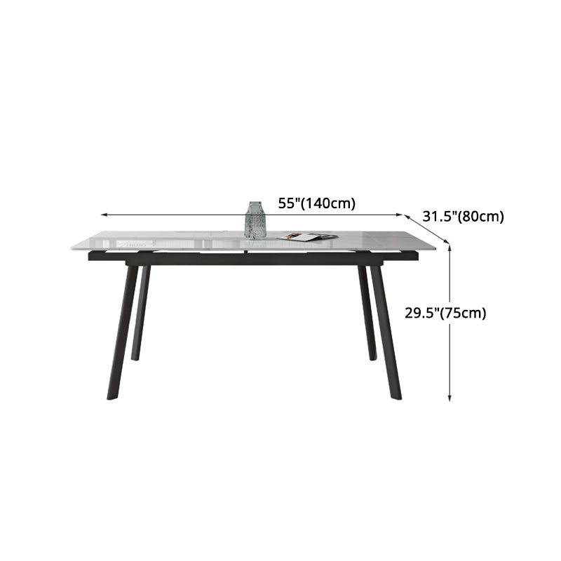 Modern 1/4/5/7 Pieces Dining Furniture Set Sintered Stone Dining Table Furniture