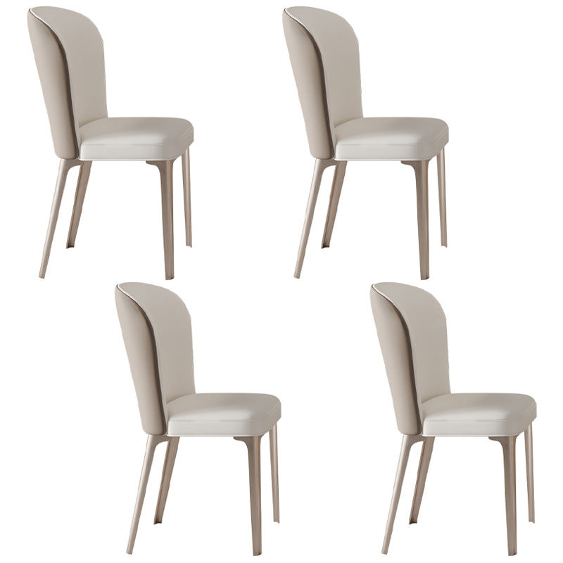 Modern 1/4/5/7 Pieces Dinette Set with White Sintered Stone Round Dining Table Set