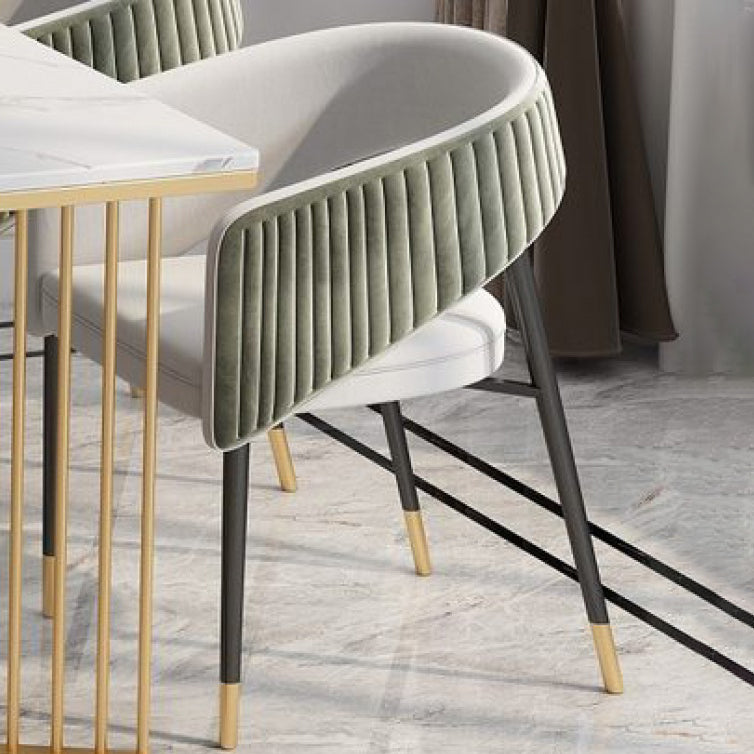 Glam 1/5/7 Pieces Dining Set Rectangle Stone Dining Table for Dining Room