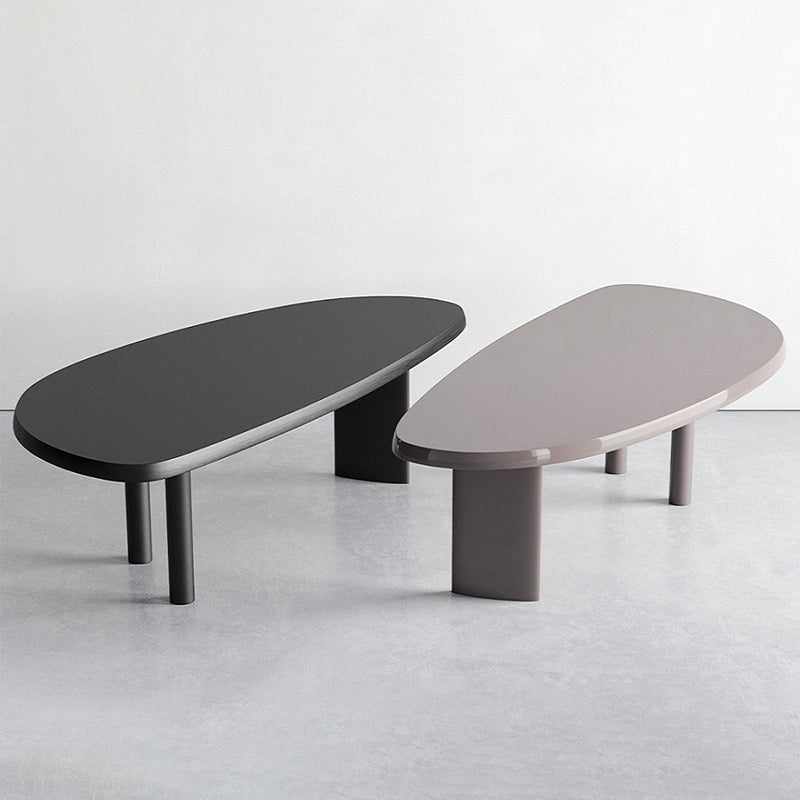 Solid Wood Dining Table Free Form Furniture for Home with Tripod Base