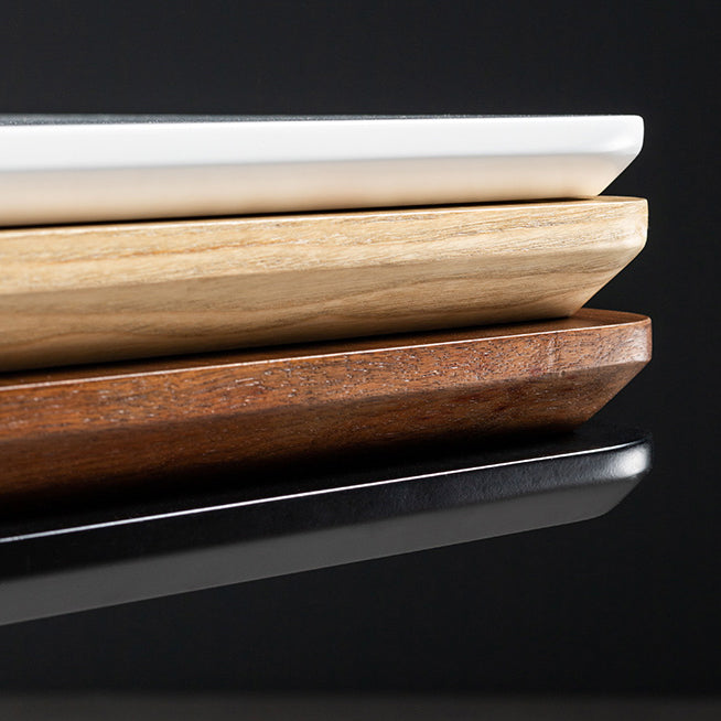 21-inch Metal Industrial Dining Table Square Pine Solid Wood Top Table with Pedestal