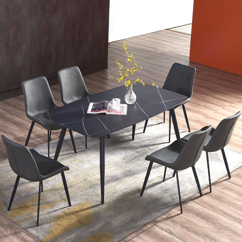 1/4/5/7 Pieces Modern Dining Room Set Rectangle Table Dining Set with 4 Legs