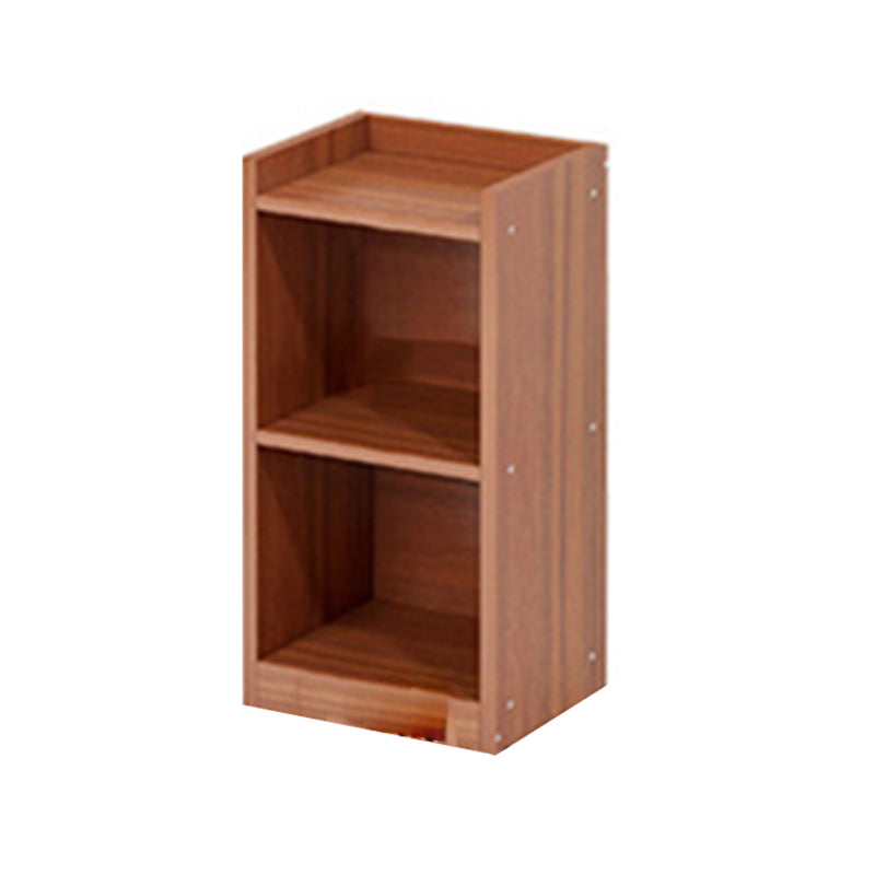 Modern Manufactured Wood Standard Bookshelf Vertical Closed Back Bookcase for Home