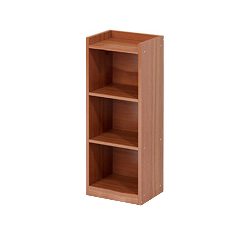 Modern Manufactured Wood Standard Bookshelf Vertical Closed Back Bookcase for Home