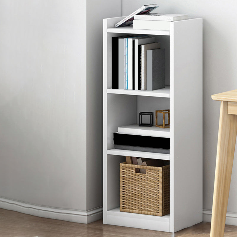 Modern Manufactured Wood Standard Bookshelf Vertical Closed Back Bookcase for Home