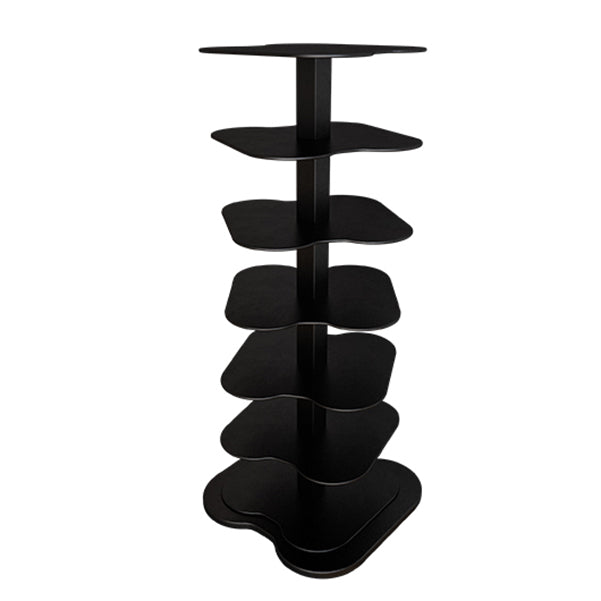 Home Office Geometric Bookcase Modern Style Metal Bookshelves