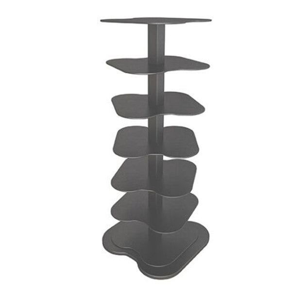 Home Office Geometric Bookcase Modern Style Metal Bookshelves