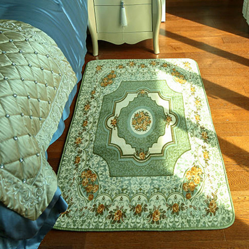 Modern European Style Rug Living Room Carpet Polyester Washable Area Rug