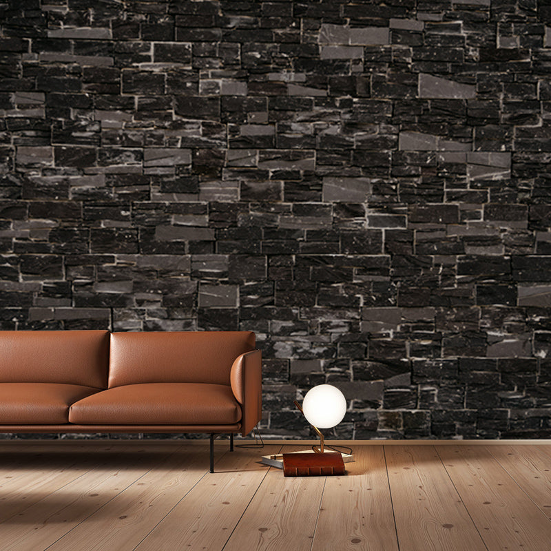 Modern Style Photography Wall Mural Wallpaper Brick Texture Bedroom Wall Mural